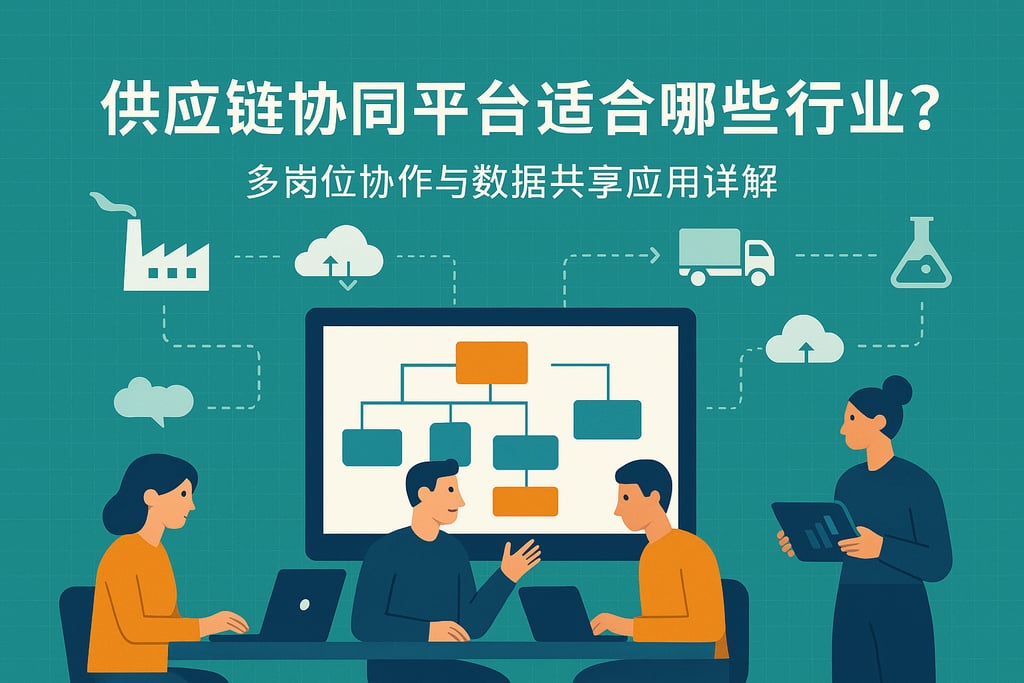 供应链协同平台适合哪些行业？多岗位协作与数据共享应用详解