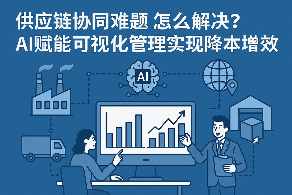 供应链协同难题怎么解决？AI赋能可视化管理实现降本增效