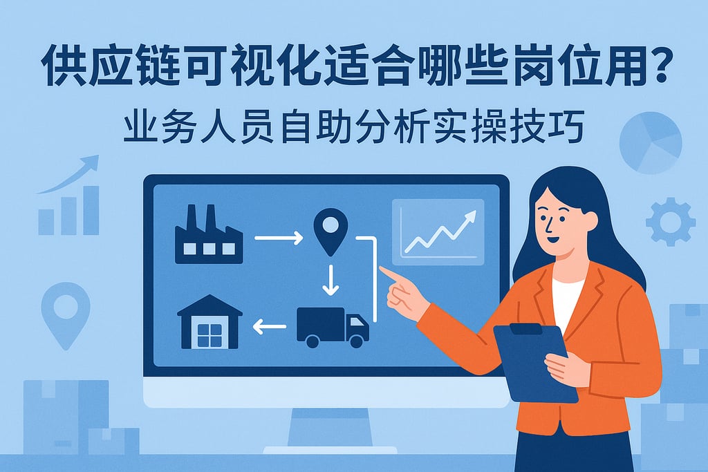 供应链可视化适合哪些岗位应用？业务人员自助分析实操技巧