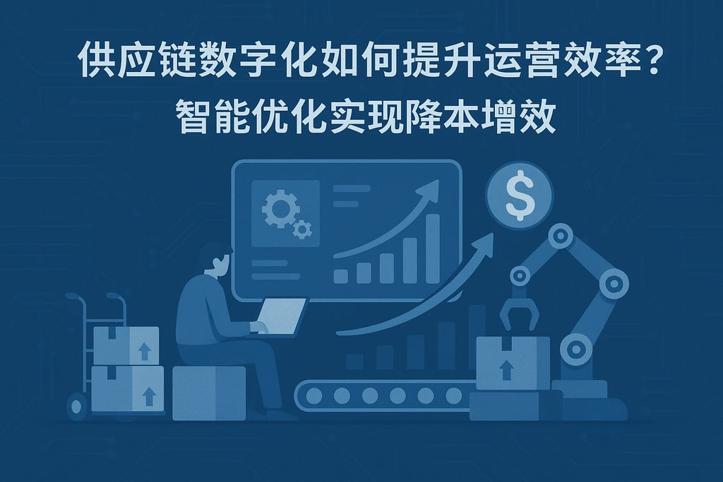 供应链数字化如何提升运营效率？智能优化实现降本增效