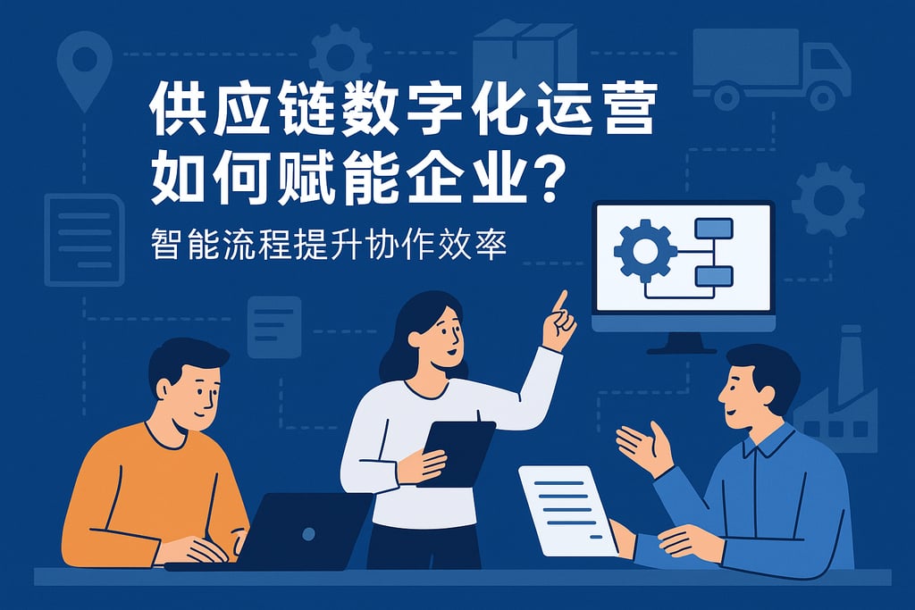 供应链数字化运营如何赋能企业？智能流程提升协作效率