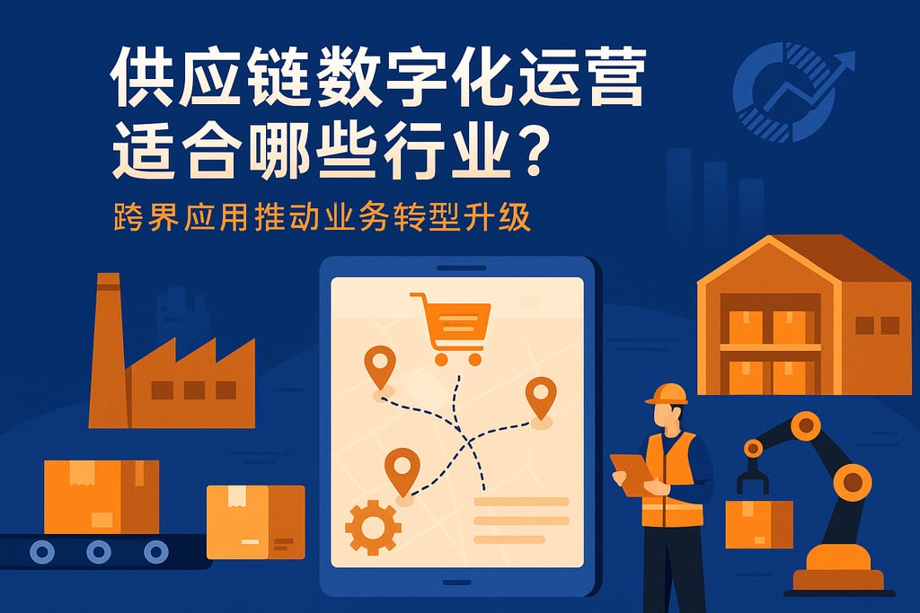 供应链数字化运营适合哪些行业？跨界应用推动业务转型升级