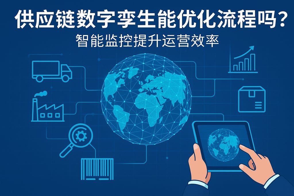 供应链数字孪生能优化流程吗？智能监控提升运营效率