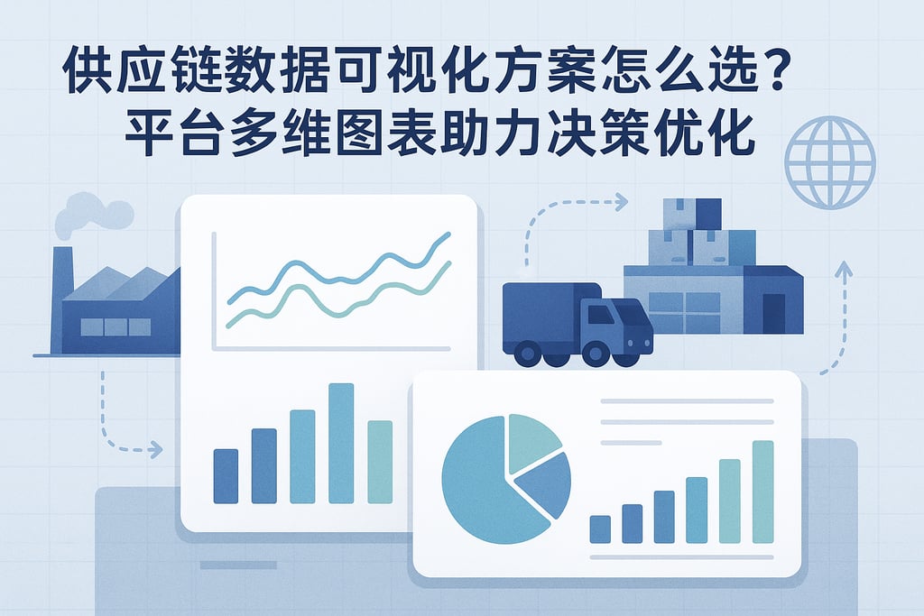 供应链数据可视化方案怎么选？平台多维图表助力决策优化