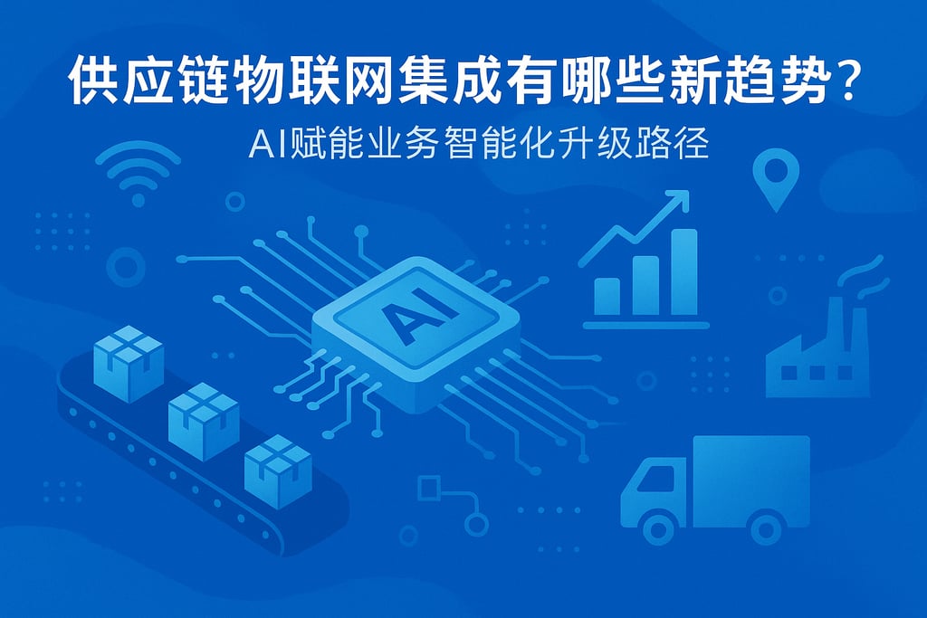 供应链物联网集成有哪些新趋势？AI赋能业务智能化升级路径
