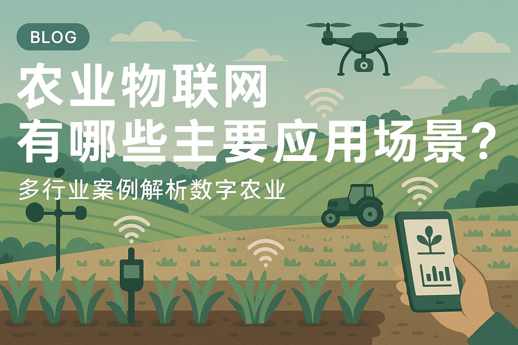 农业物联网有哪些主要应用场景？多行业案例解析数字农业