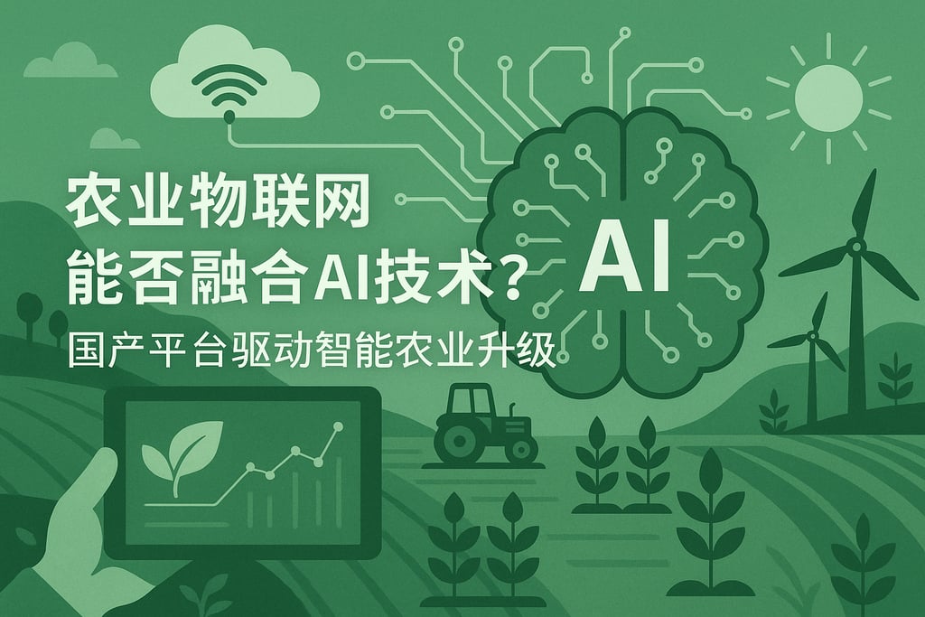 农业物联网能否融合AI技术？国产平台驱动智能农业升级