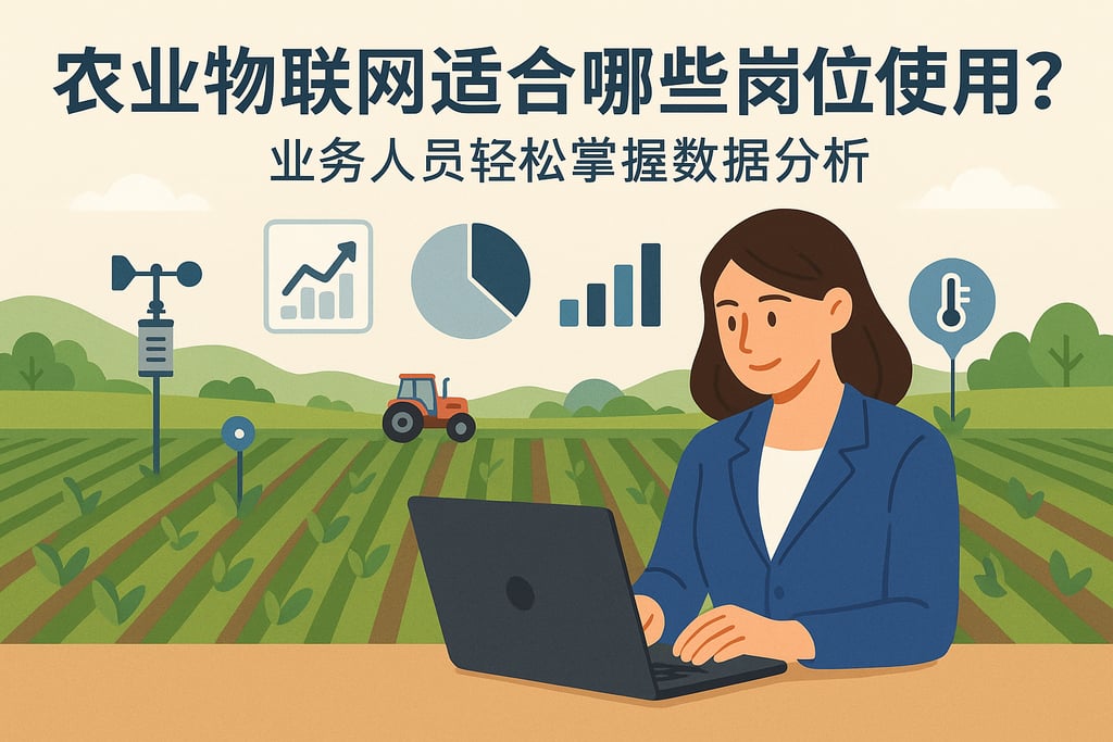 农业物联网适合哪些岗位使用？业务人员轻松掌握数据分析