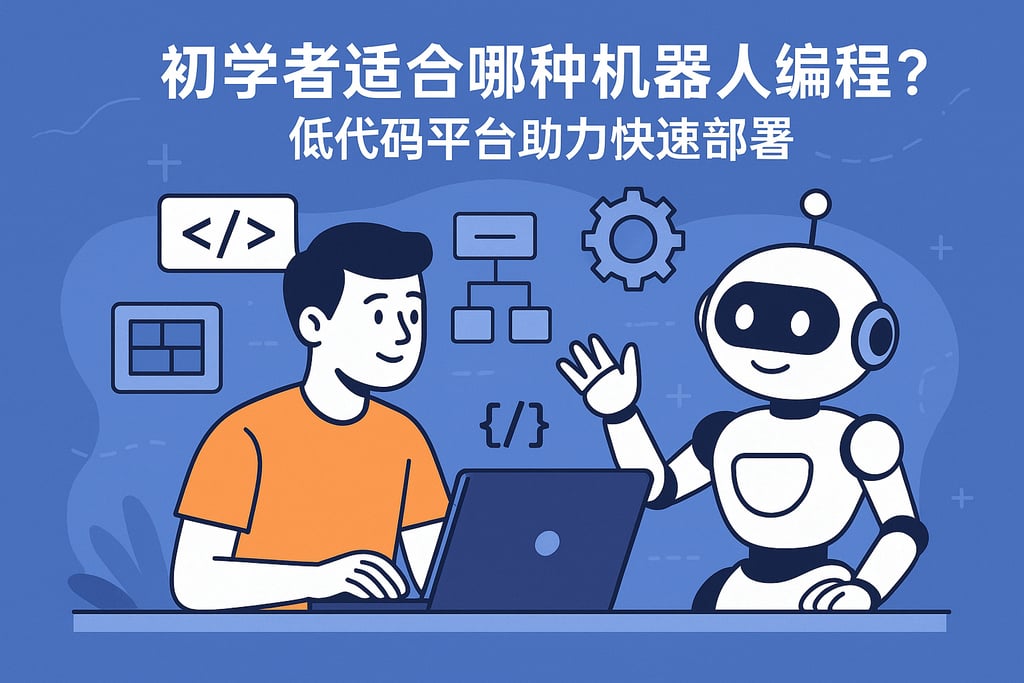 初学者适合哪种机器人编程？低代码平台助力快速部署