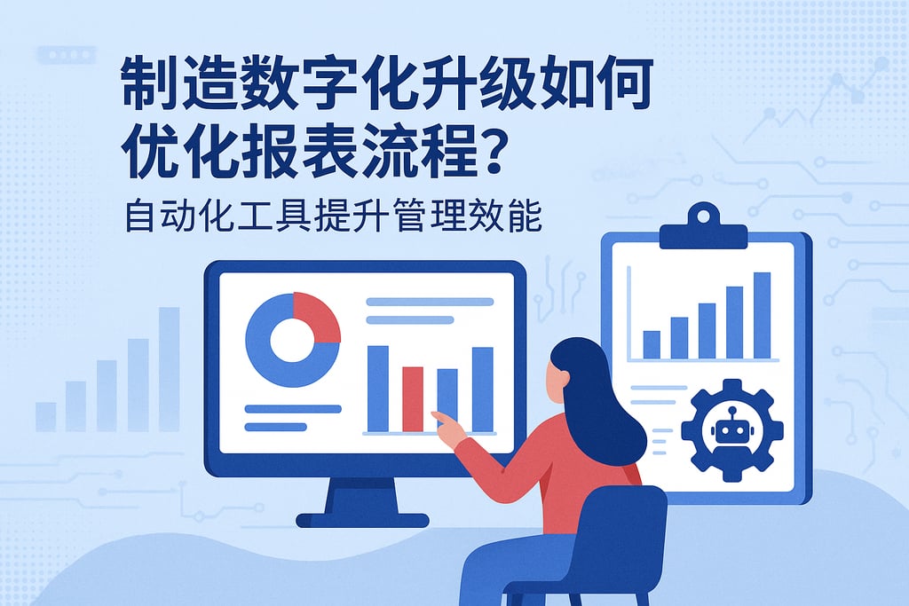 制造数字化升级如何优化报表流程？自动化工具提升管理效能