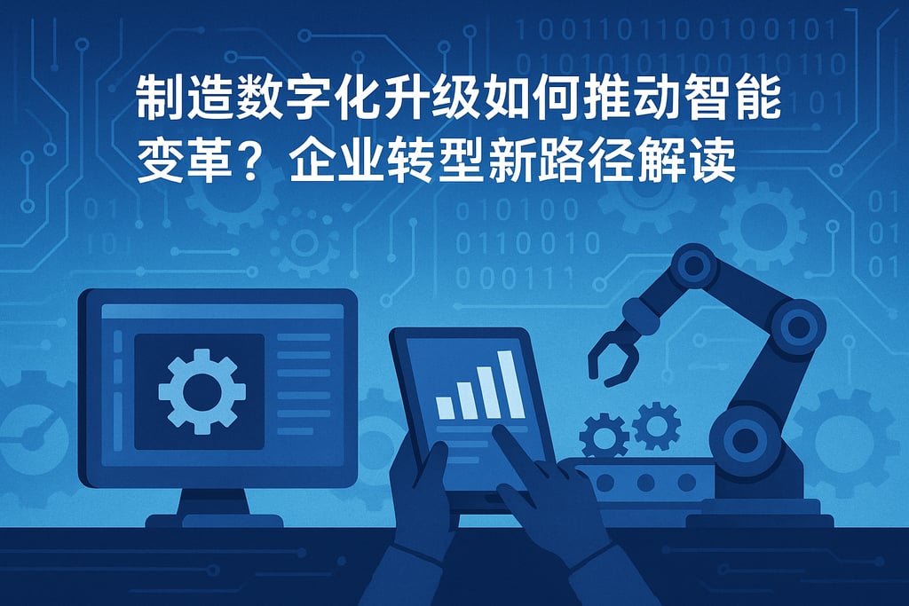 制造数字化升级如何推动智能变革？企业转型新路径解读