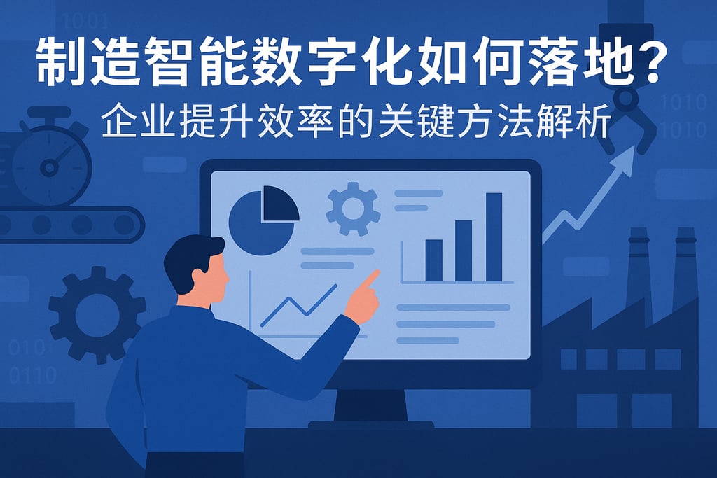 制造智能数字化如何落地？企业提升效率的关键方法解析