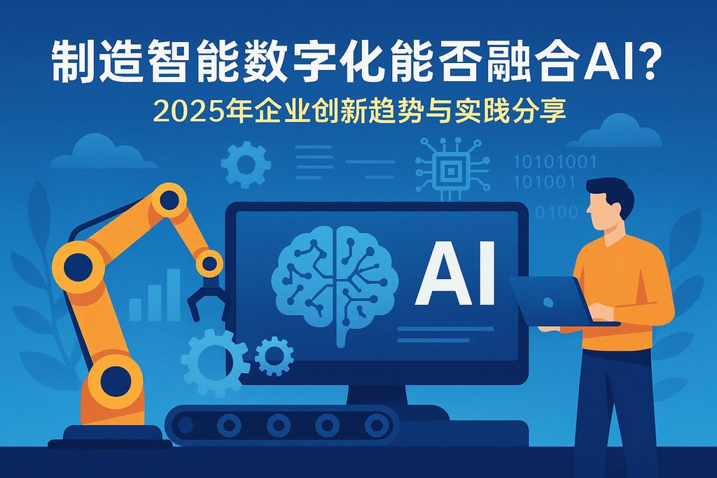 制造智能数字化能否融合AI？2025年企业创新趋势与实践分享