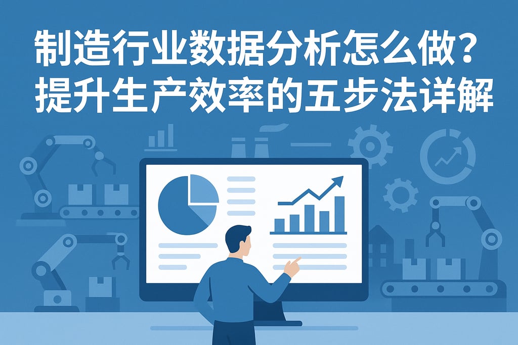 制造行业数据分析怎么做？提升生产效率的五步法详解