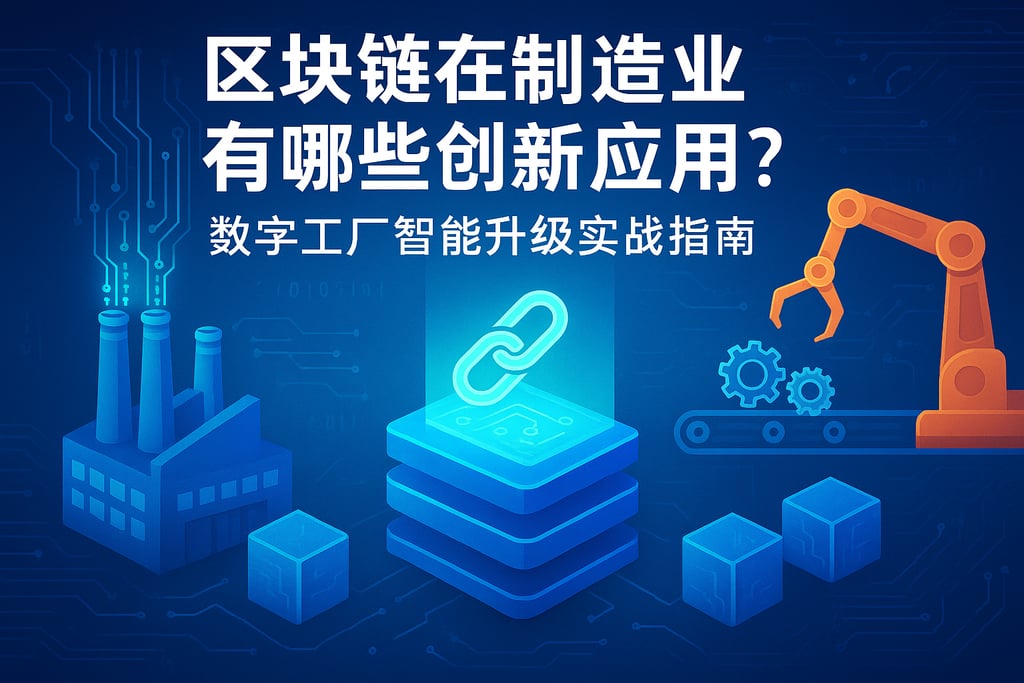 区块链在制造业有哪些创新应用？数字工厂智能升级实战指南