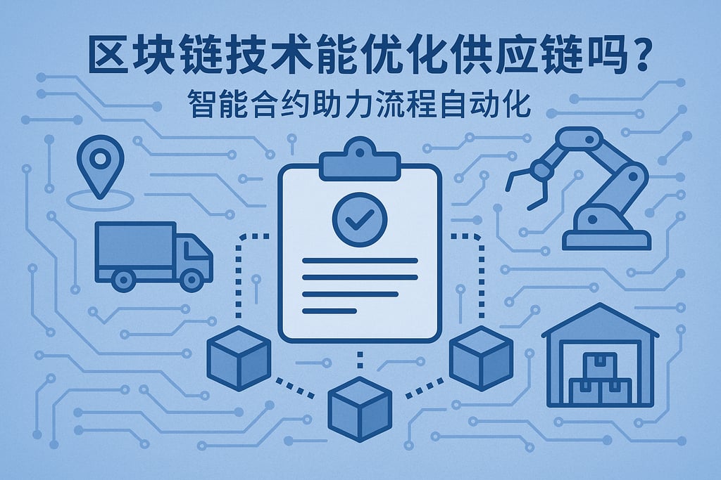 区块链技术能优化供应链吗？智能合约助力流程自动化