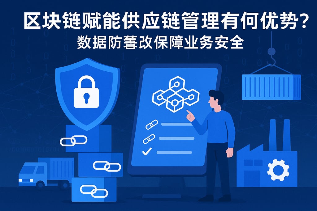 区块链赋能供应链管理有何优势？数据防篡改保障业务安全