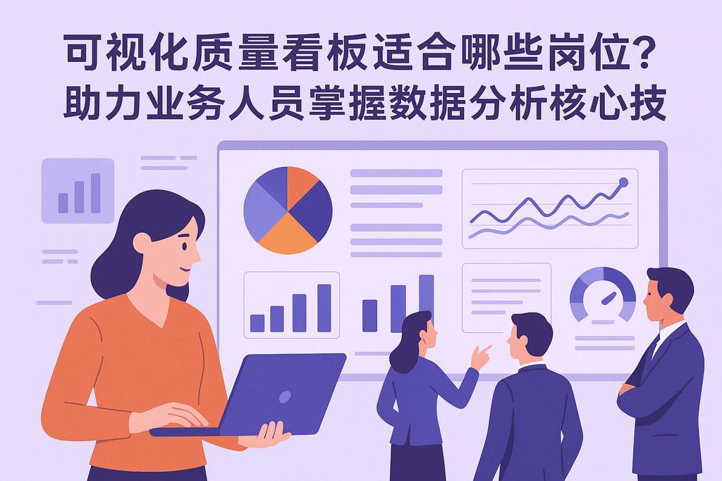 可视化质量看板适合哪些岗位？助力业务人员掌握数据分析核心技能