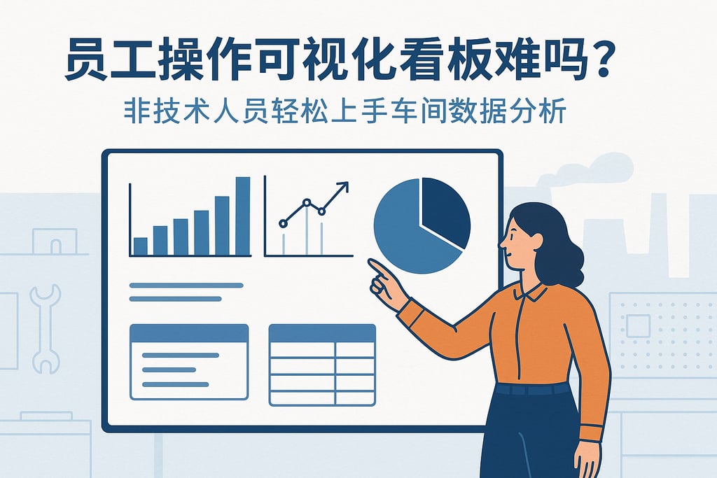 员工操作可视化看板难吗？非技术人员轻松上手车间数据分析