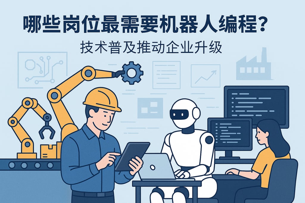 哪些岗位最需要机器人编程？技术普及推动企业升级