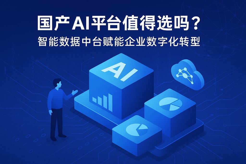 国产AI平台值得选择吗？智能数据中台赋能企业数字化转型