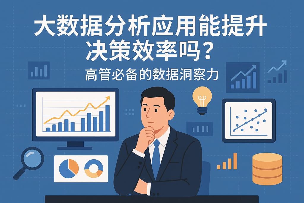 大数据分析应用能提升决策效率吗？高管必备的数据洞察力