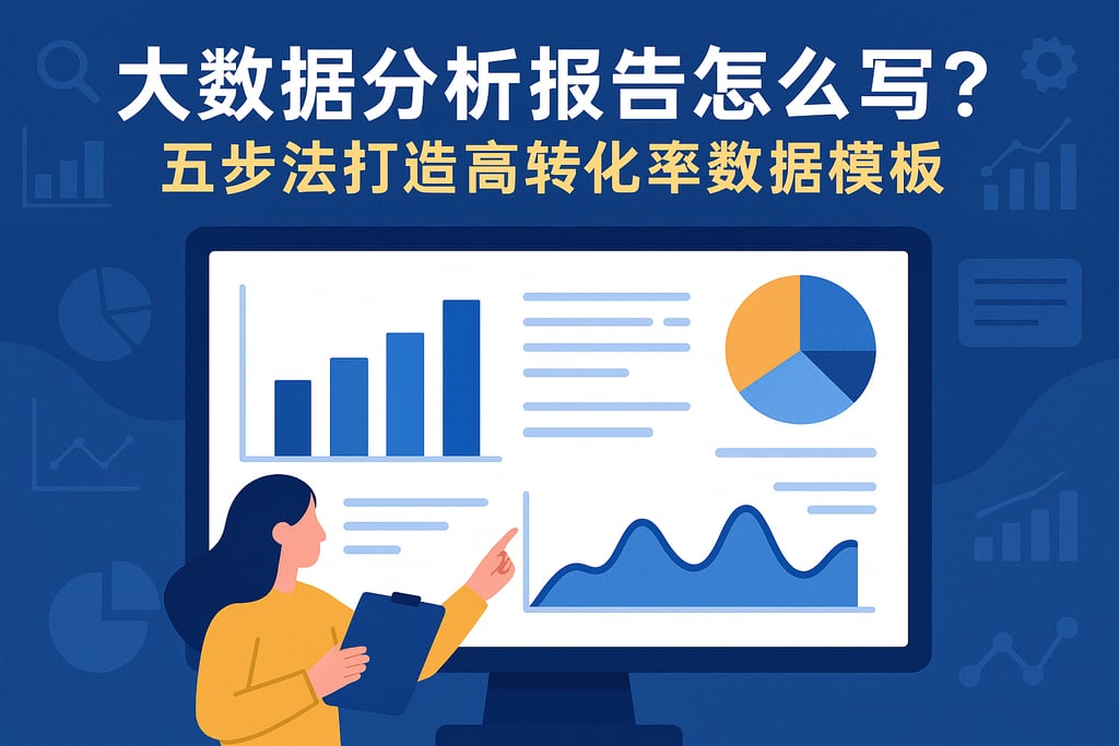 大数据分析报告怎么写？五步法打造高转化率数据模板