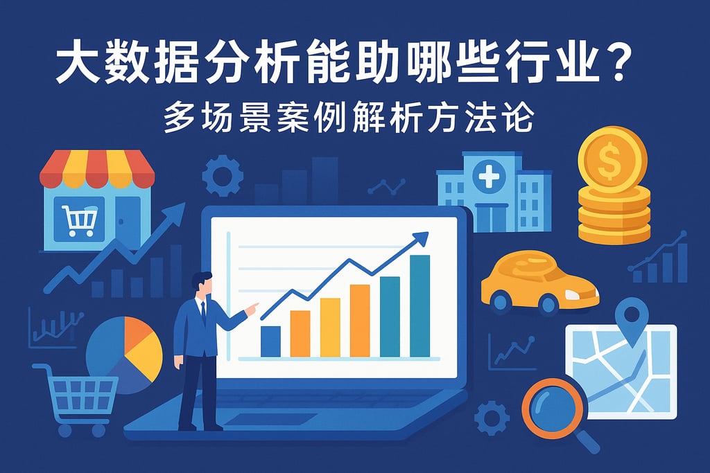 大数据分析能助力哪些行业？多场景案例解析方法论