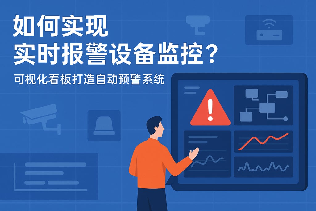 如何实现实时报警设备监控？可视化看板打造自动预警系统