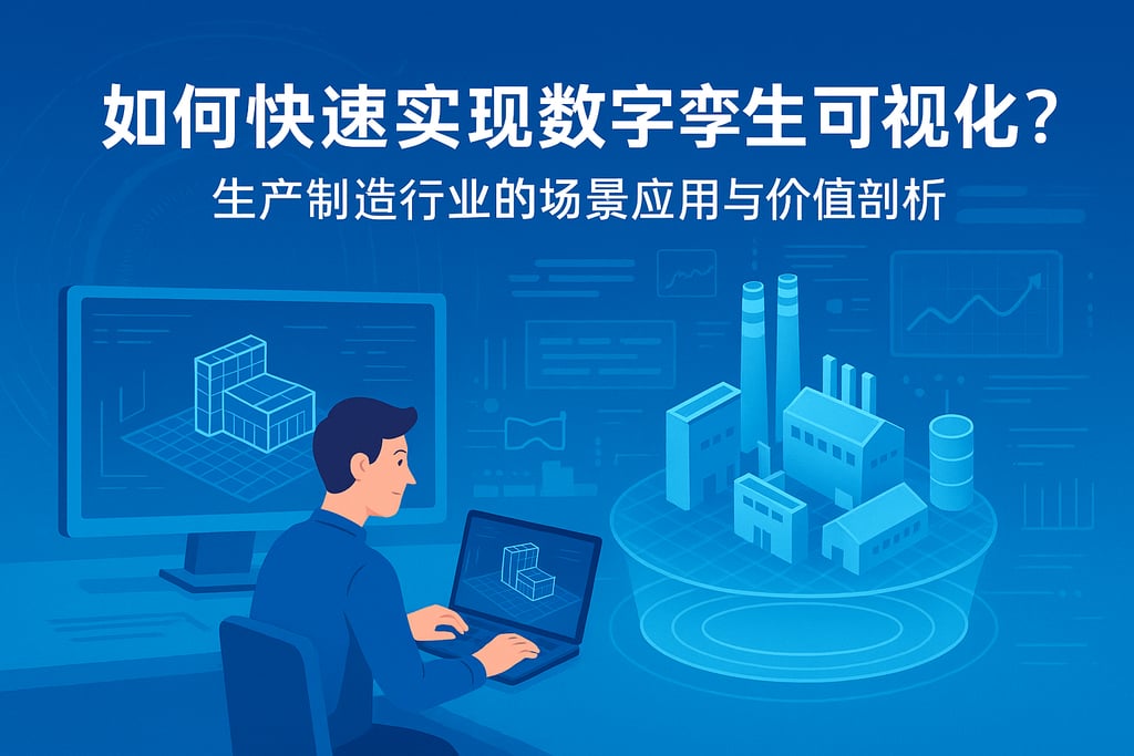 如何快速实现数字孪生可视化？生产制造行业的场景应用与价值剖析
