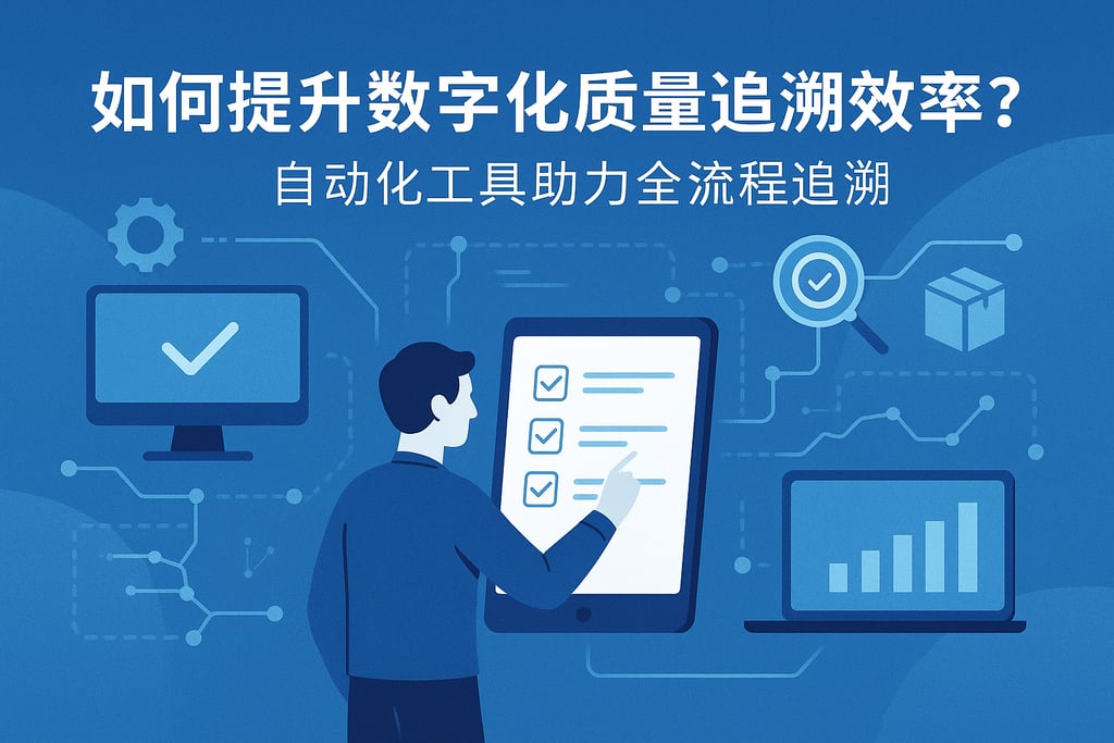 如何提升数字化质量追溯效率？自动化工具助力全流程追溯