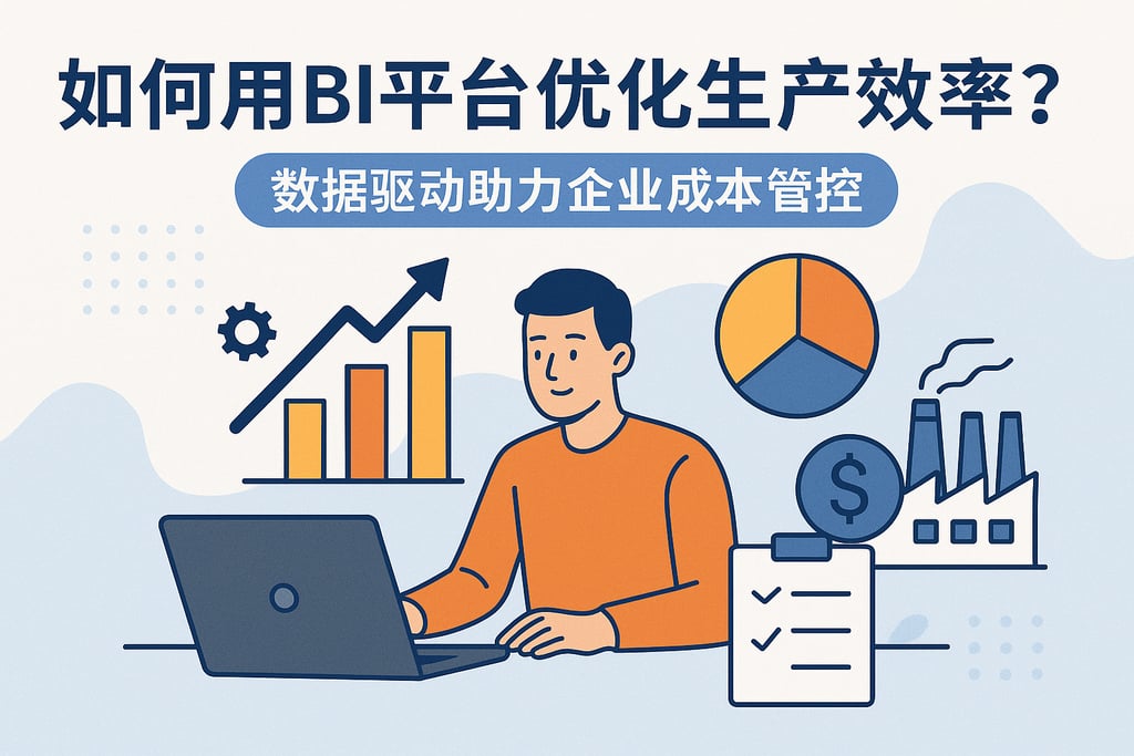 如何用BI平台优化生产效率？数据驱动助力企业成本管控