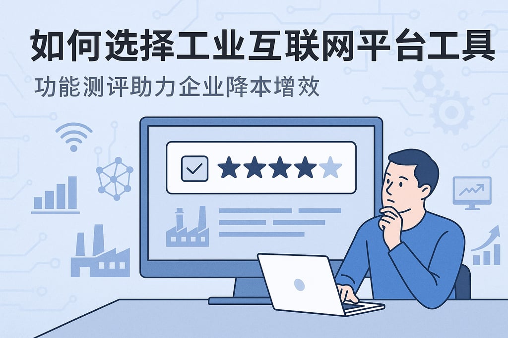 如何选择工业互联网平台工具？功能测评助力企业降本增效