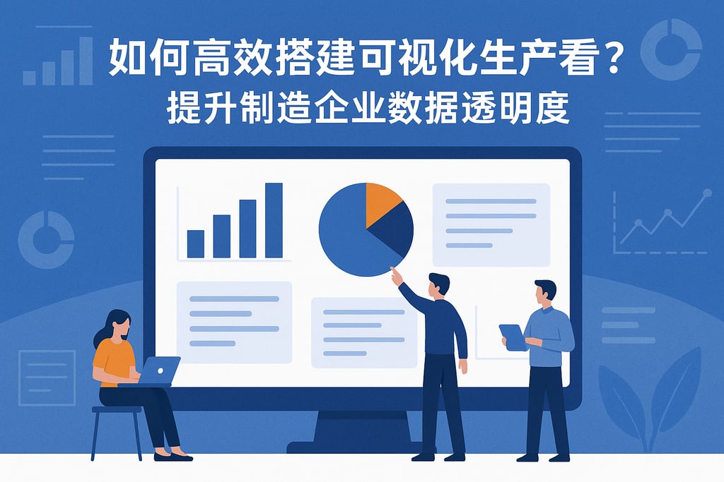 如何高效搭建可视化生产看板？提升制造企业数据透明度