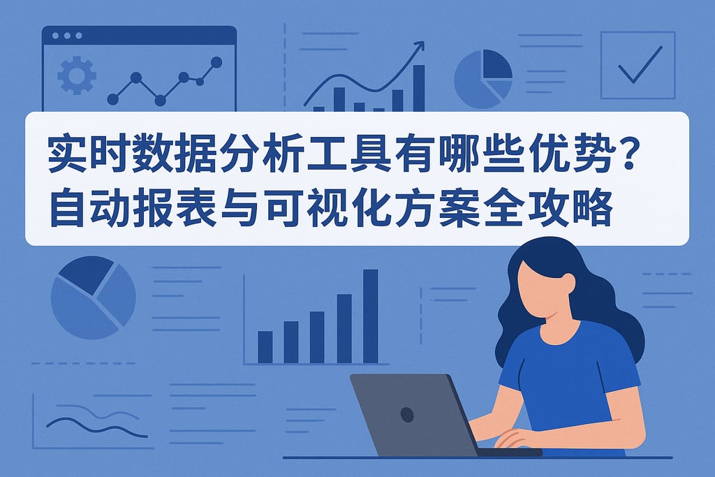 实时数据分析工具有哪些优势？自动报表与可视化方案全攻略
