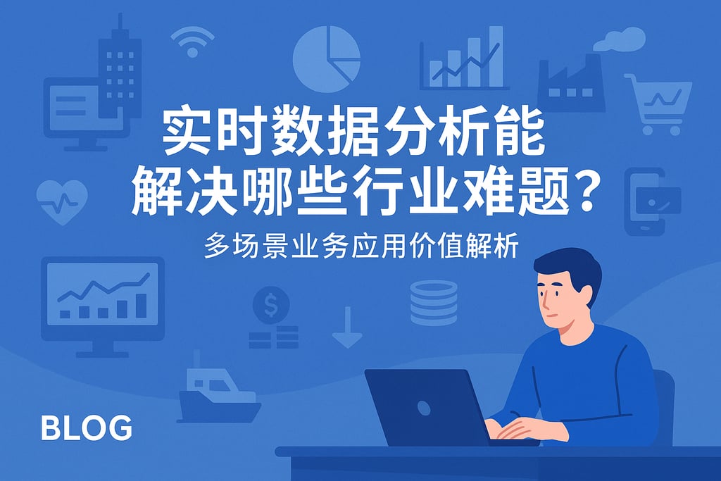 实时数据分析能解决哪些行业难题？多场景业务应用价值解析
