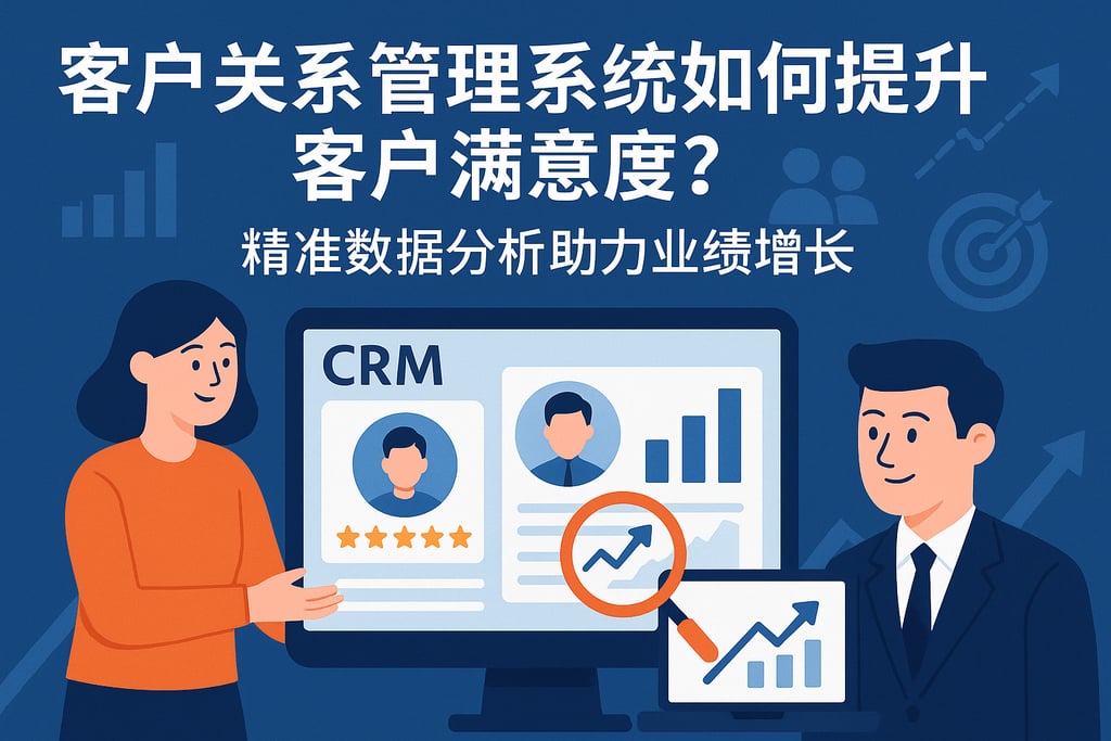 客户关系管理系统如何提升客户满意度？精准数据分析助力业绩增长