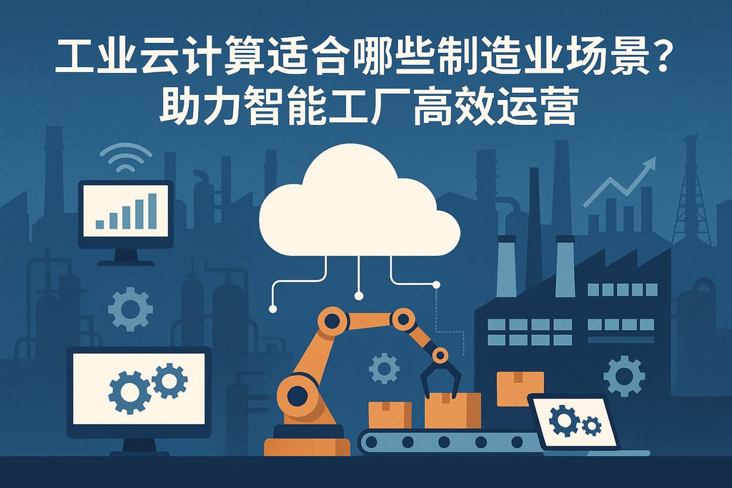 工业云计算适合哪些制造业场景？助力智能工厂高效运营