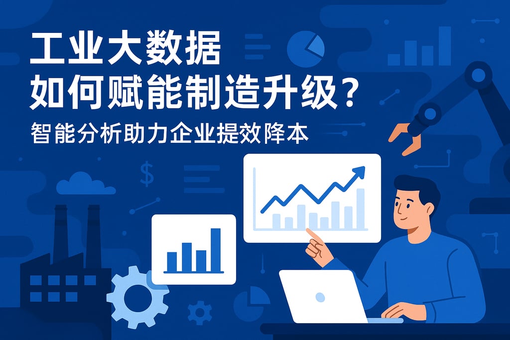 工业大数据如何赋能制造升级？智能分析助力企业提效降本