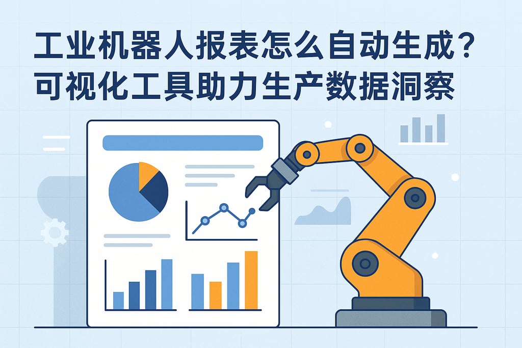 工业机器人报表怎么自动生成？可视化工具助力生产数据洞察