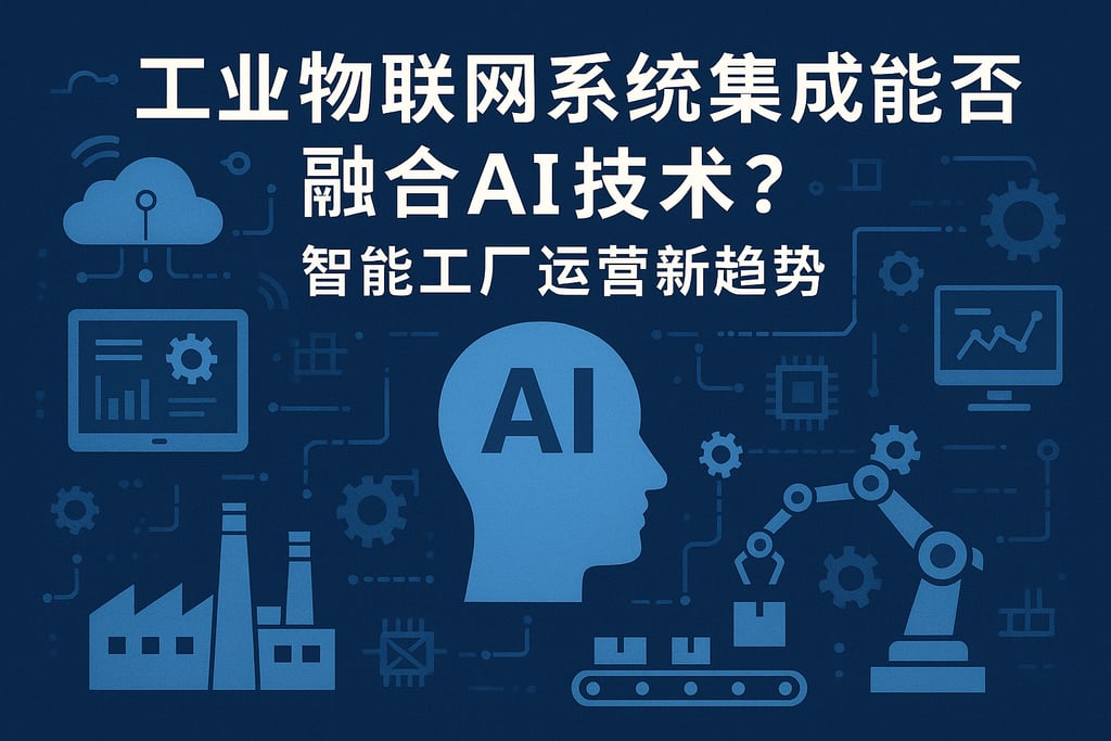 工业物联网系统集成能否融合AI技术？智能工厂运营新趋势