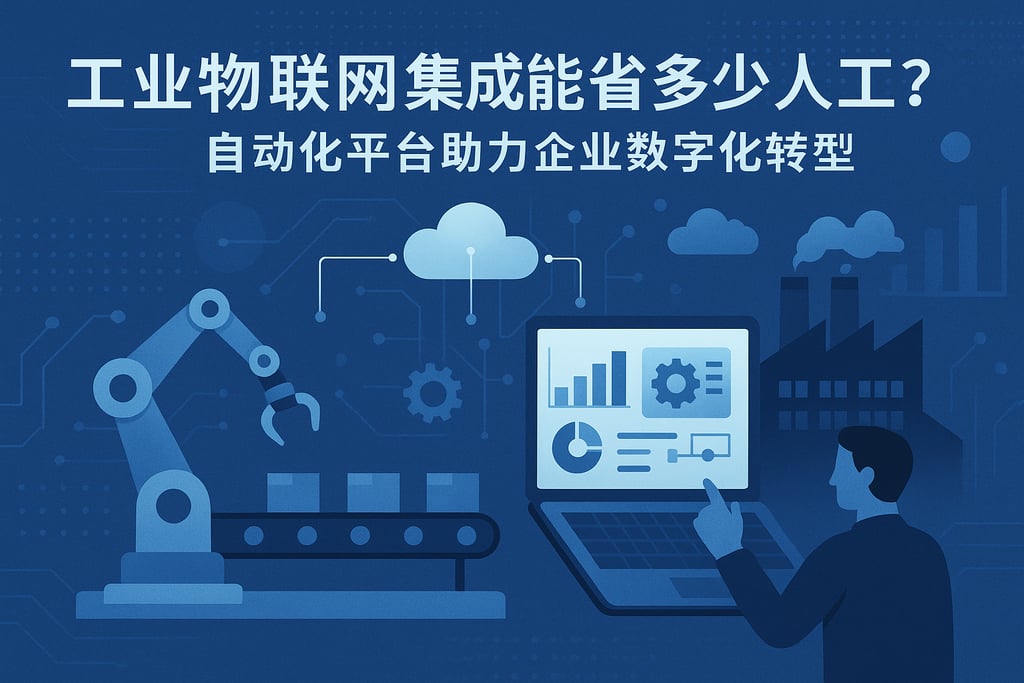工业物联网集成能省多少人工？自动化平台助力企业数字化转型
