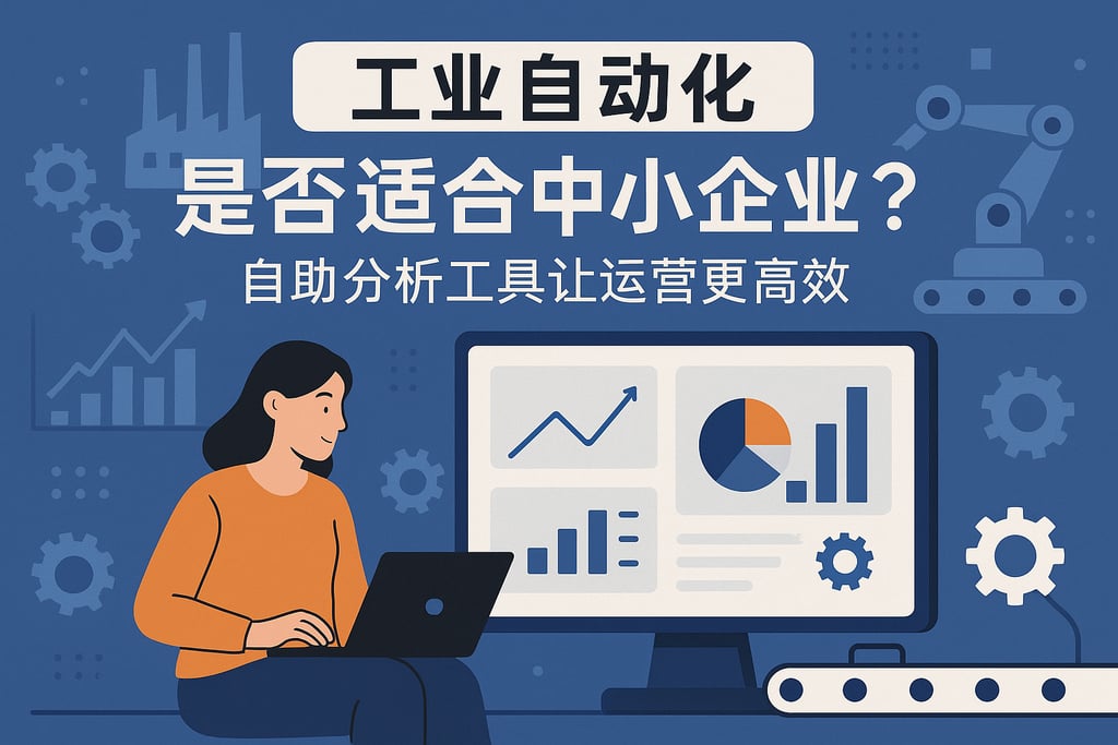 工业自动化是否适合中小企业？自助分析工具让运营更高效