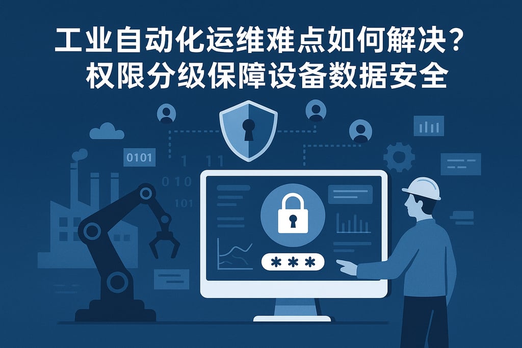 工业自动化运维难点如何解决？权限分级保障设备数据安全