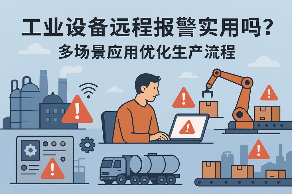 工业设备远程报警实用吗？多场景应用优化生产流程