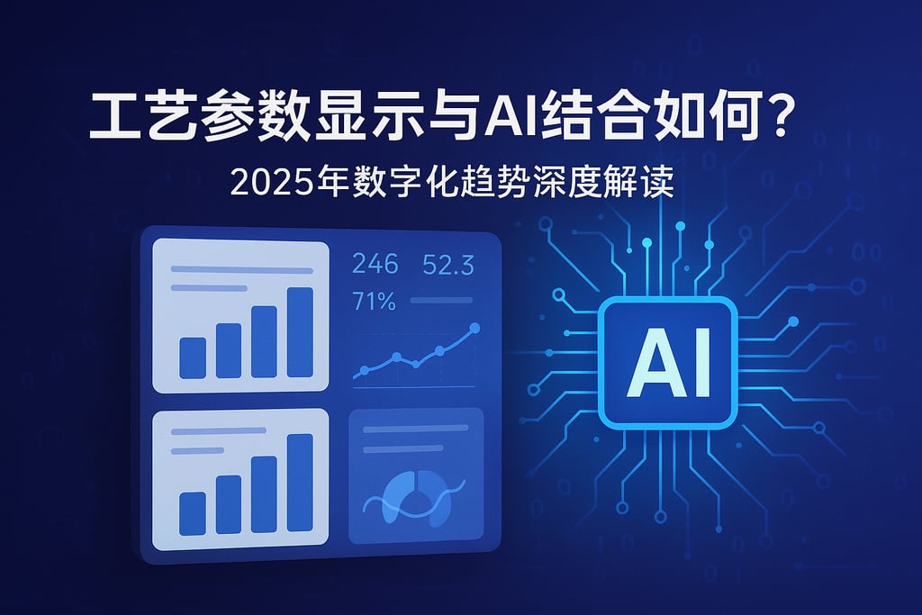 工艺参数显示和AI结合如何？2025年数字化趋势深度解读