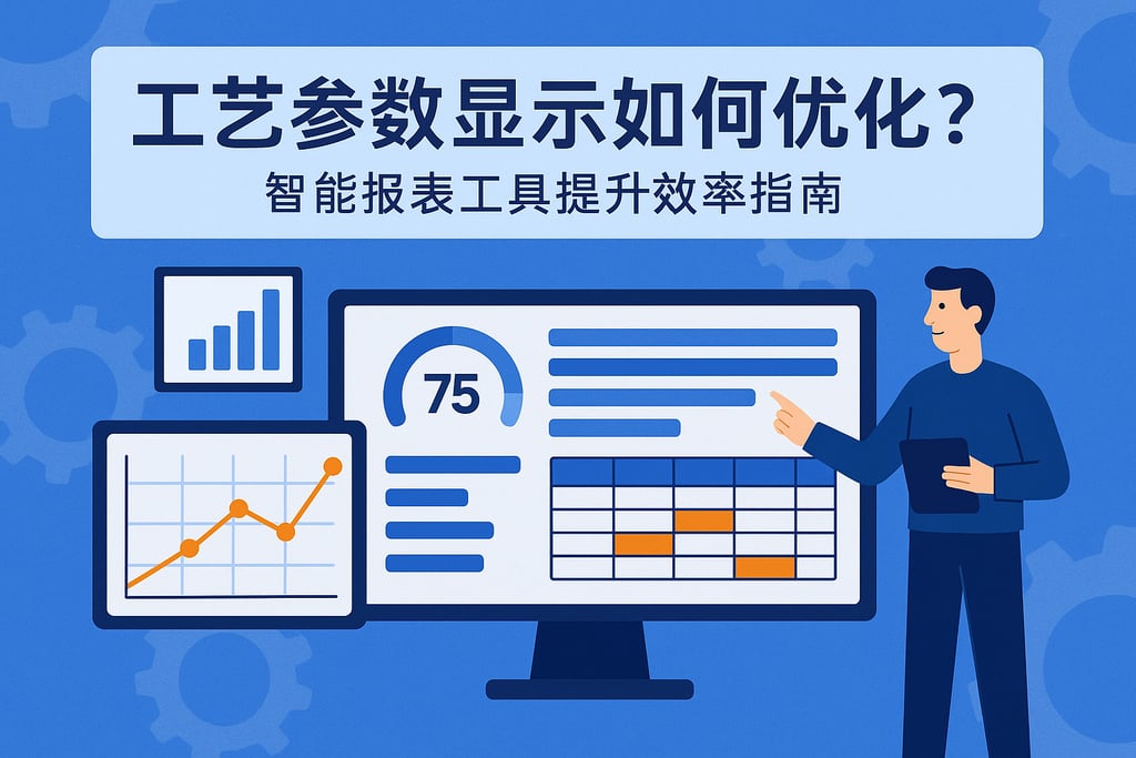 工艺参数显示如何优化？智能报表工具提升效率指南