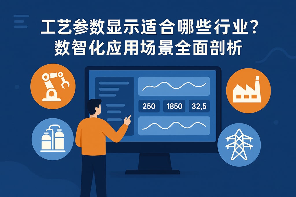 工艺参数显示适合哪些行业？数智化应用场景全面剖析