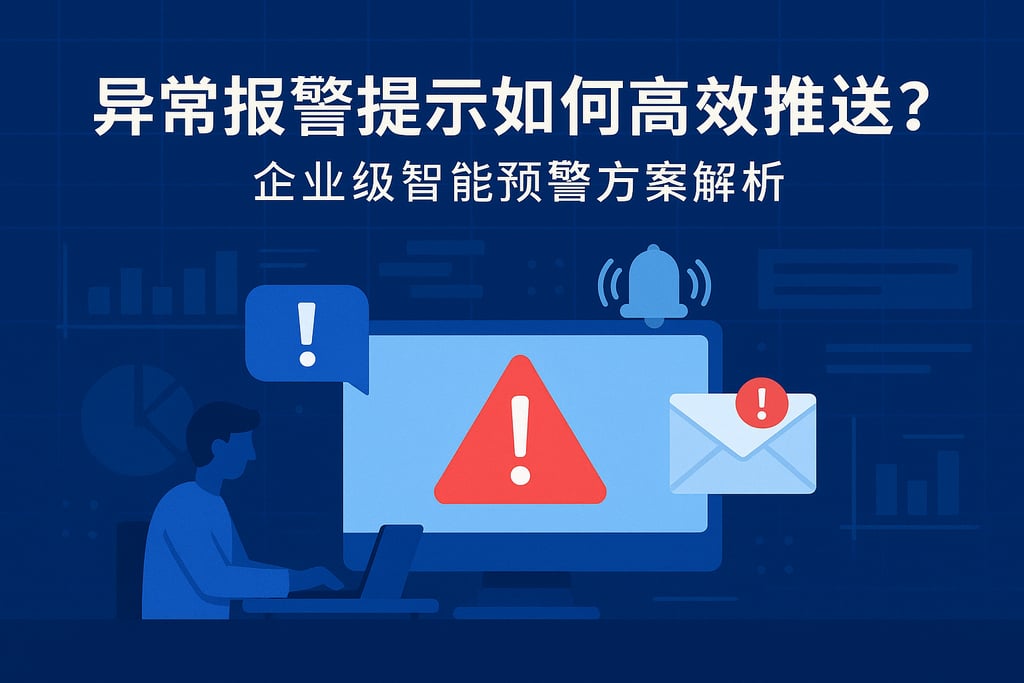 异常报警提示如何高效推送？企业级智能预警方案解析