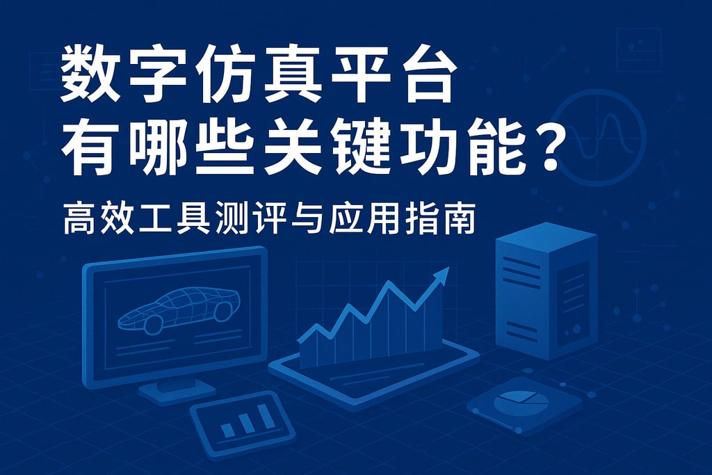数字仿真平台有哪些关键功能？高效工具测评与应用指南